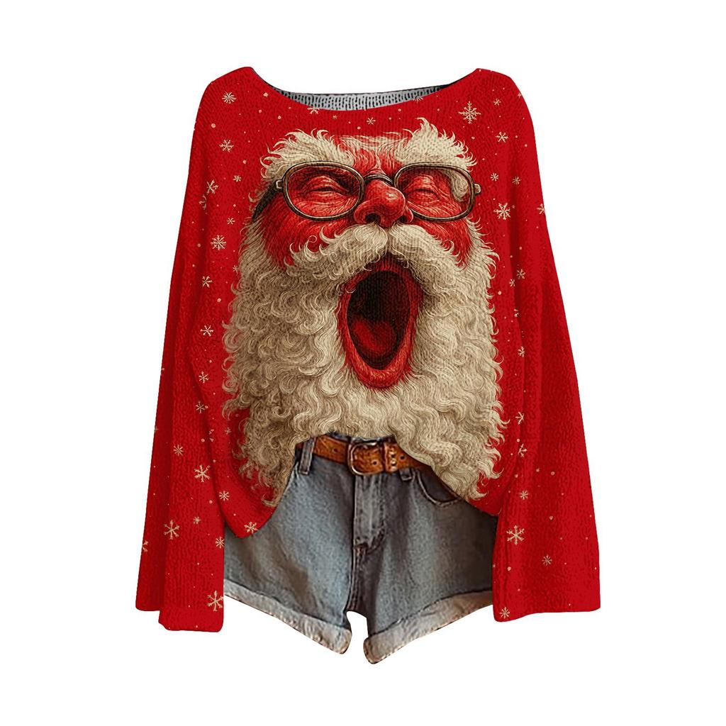 XDC-YZL84-One-word Neck Pullover Sweater 3D Printing