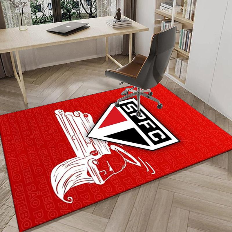 Spfc Team Crest Design Printed Area Rug for Office, Chair Rug, Decorative Carpet Floor Mat, Large Size Fan gifts Christmas gifts
