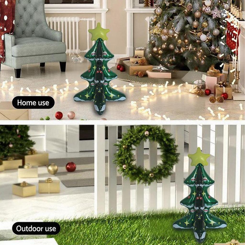 Blow Up Christmas Tree Christmas Inflatables Outdoor Tree Decorations Anti-Leak Ornament Holiday Decoration For Patio Stage Yard