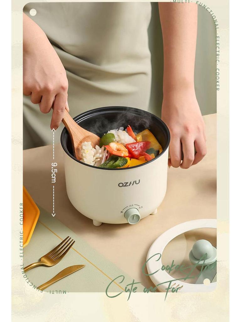 Mini Multifunctional Non-Stick Electric Hot Pot for Dorms and Students