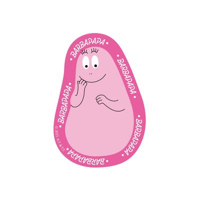 Malé nálepky s postavičkou Barbapapa Barbapapa Ružová -