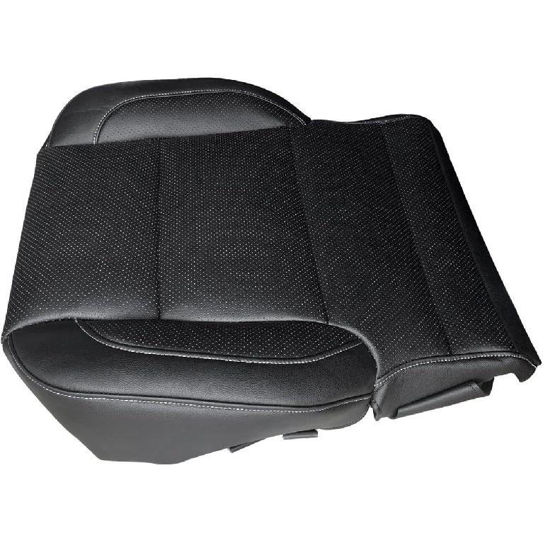 Driver Side Bottom Leather Seat Cover Compatible with Ch-evr*olet Silverado 1500 2500 HD 3500 HD Tahoe Sierra LTZ 2014-2019 Driver Or Passenger Side