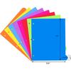 Dividers for 3 Ring Binder, 8 Tab Vibrant Colors 3 Sets 24 Pcs Plastic Binder Dividers with Tabs, 3 Hole Punched Tab Dividers Letter Size for School