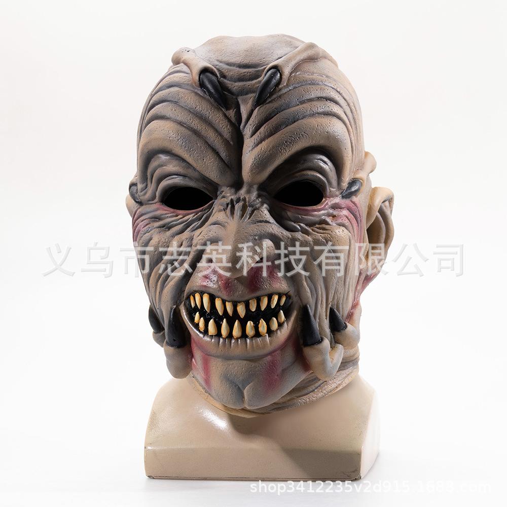 New Halloween Creepy Cannibal Mask Jeepers Creepers Orc Head Mask Horror Mask Terrifying cannibal mask