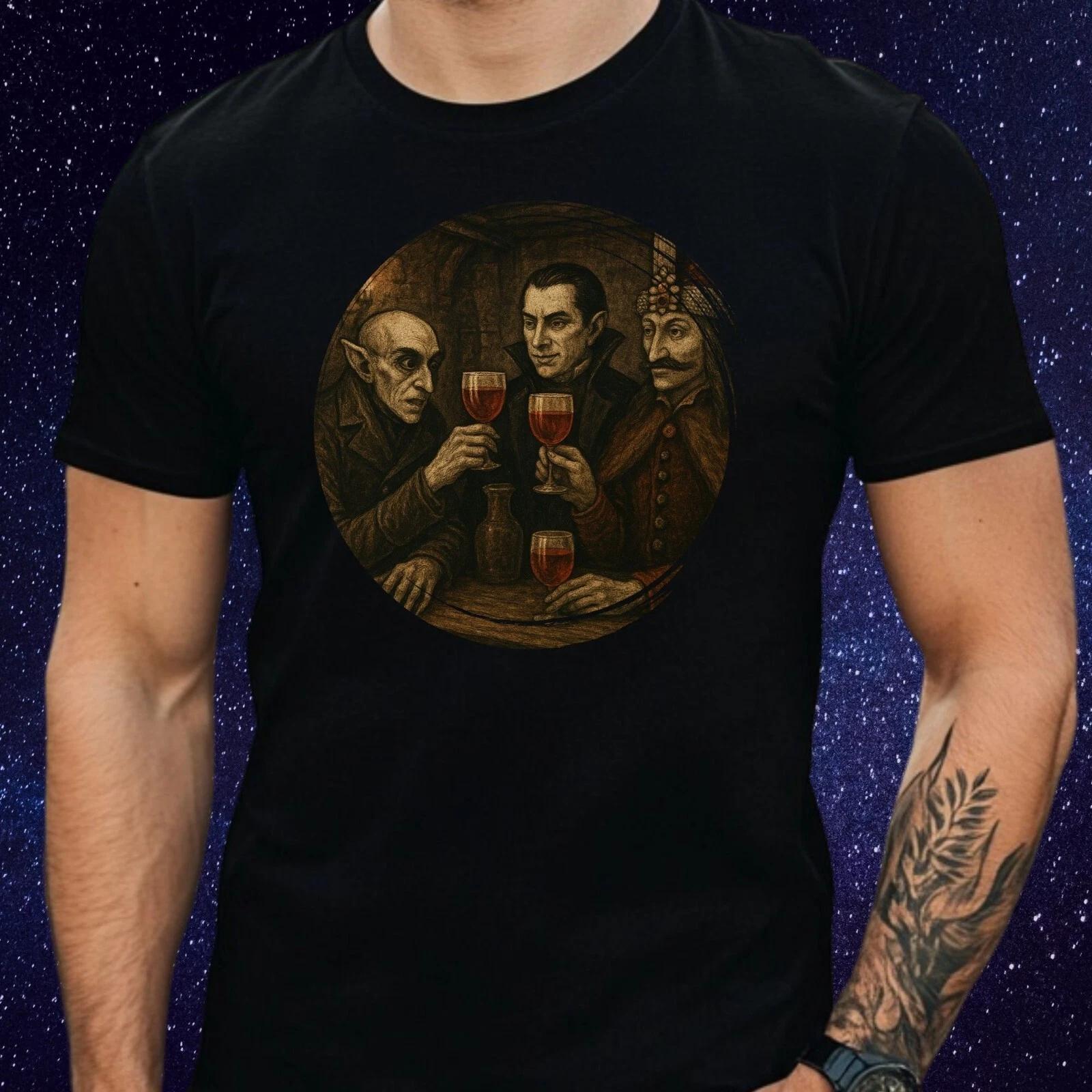 T-Shirt Herren Treffen der Vampire Motiv Baumwolle Größe S bis 5XL XXL