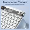 Ultra-Slim Rechargeable Bluetooth Keyboard Multi-Device Stable Connection for iPad iPhone Mac Android Windows-Wireless Keyboard