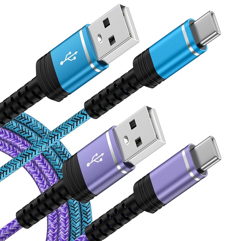 

USB Type C cable iPhone16 charging cable type c [Set of 2 1.83m] 3.1A fast charging C cable QC3.0 compatible iPhone 16 for charging high speed data