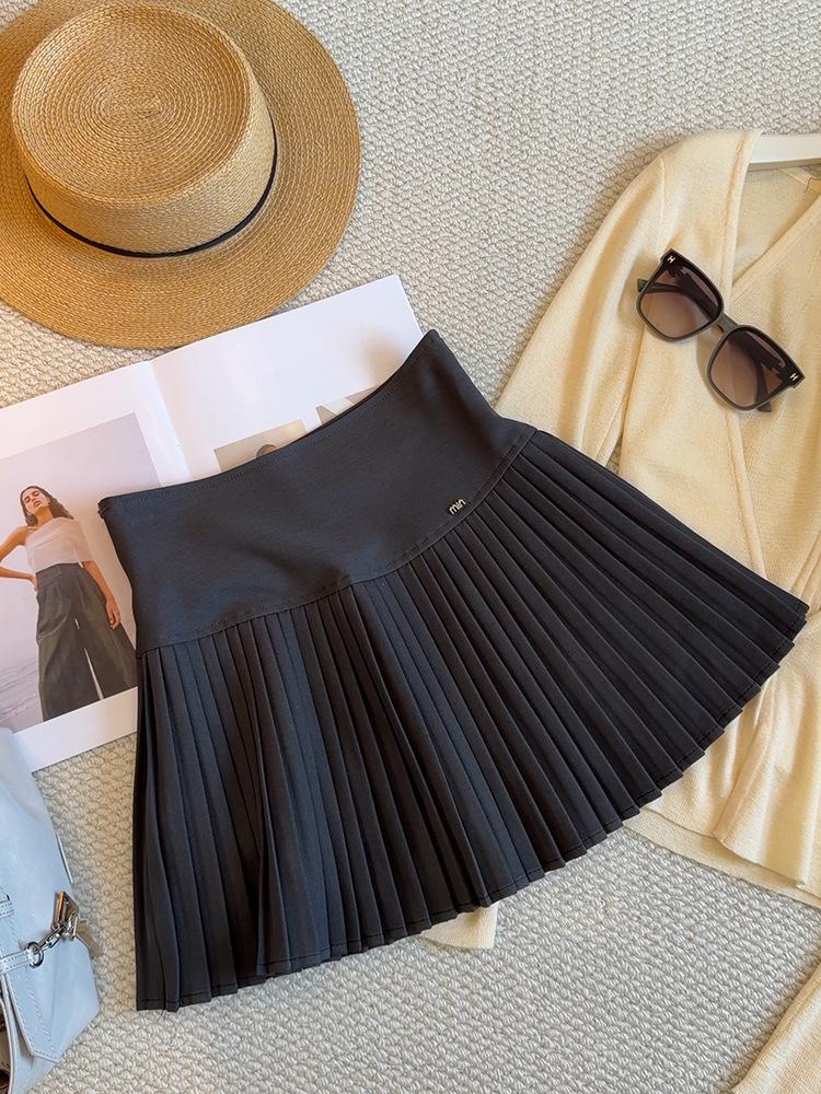 Spring/Summer 2026 Petite Pleated Mini Skirt: High-Waisted, Slimming, Versatile A-Line for Women