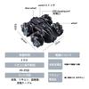 Radio Controlled Car Radio Control For Children Stunt Car RC Car Remote Control Car LED Equipped Light 4WD 2.4Ghz Double-sided 360° Rotation & 180°