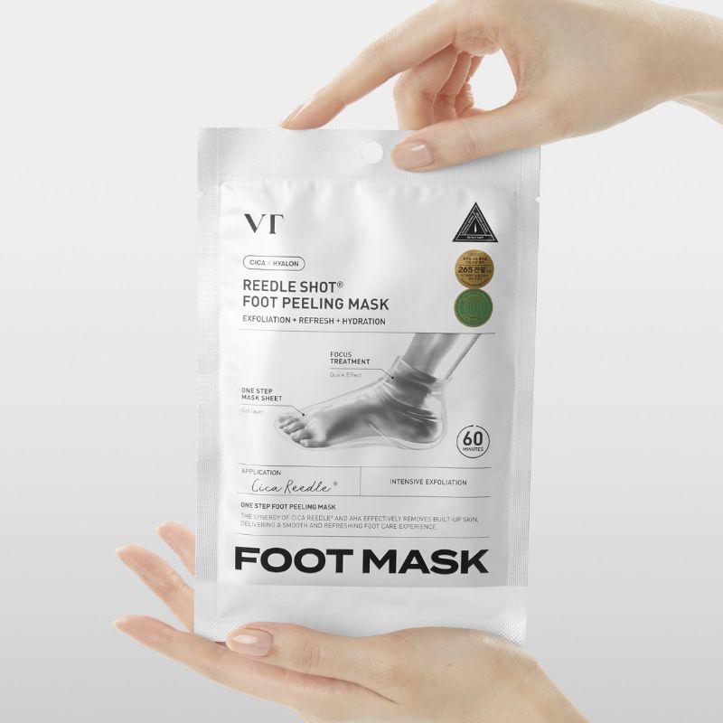 VT COSMETICS Reedle Shot Foot Peeling Mask 40ml X 2 Sheets (3 Packs)