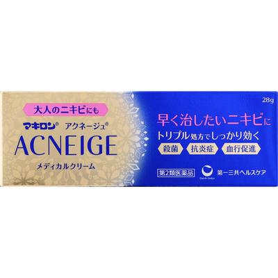 Daiichi Sankyo Healthcare Makiron Acneage Medizinische Creme 28g Wund- und eitrige Hautpräparate Wirksamkeit: Akne, Pickel Akne