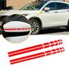4x Vehicle Car Rear View Side Mirror Sticker Stripe Tape Vinyl Decal Accessories