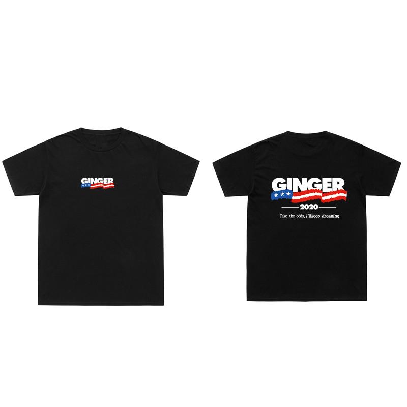 GINGER 2023 Футболка унисекс в стиле хип-хоп Brockhampton Swag Harajuku Футболки Take The Odds I ll Keep Dreaming Уличная одежда с буквенным принтом Топ 2XL 1869₽