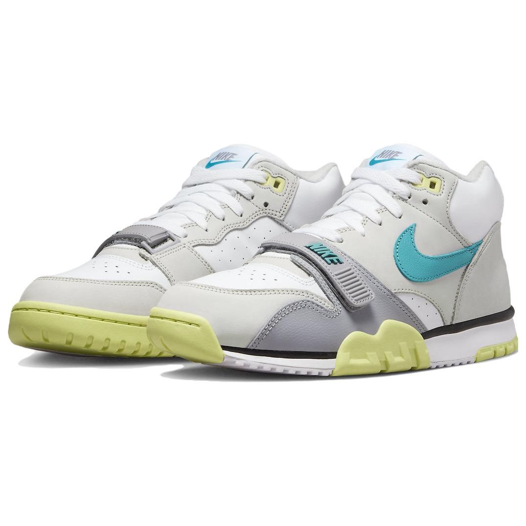 Мужские кроссовки Nike Air Trainer 1 Citron серо-белые цементно-серые FQ8828-100 43 — фото 3