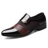 Men's Plus Size Formal Leather Shoes - Korean & British Style in Black