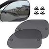 Car Side Window Sun Shade, Cooling and Heat Protection Interior Protection Front Side Window Glass Sunshade, Suction Cup Mounting Accessory, Fits