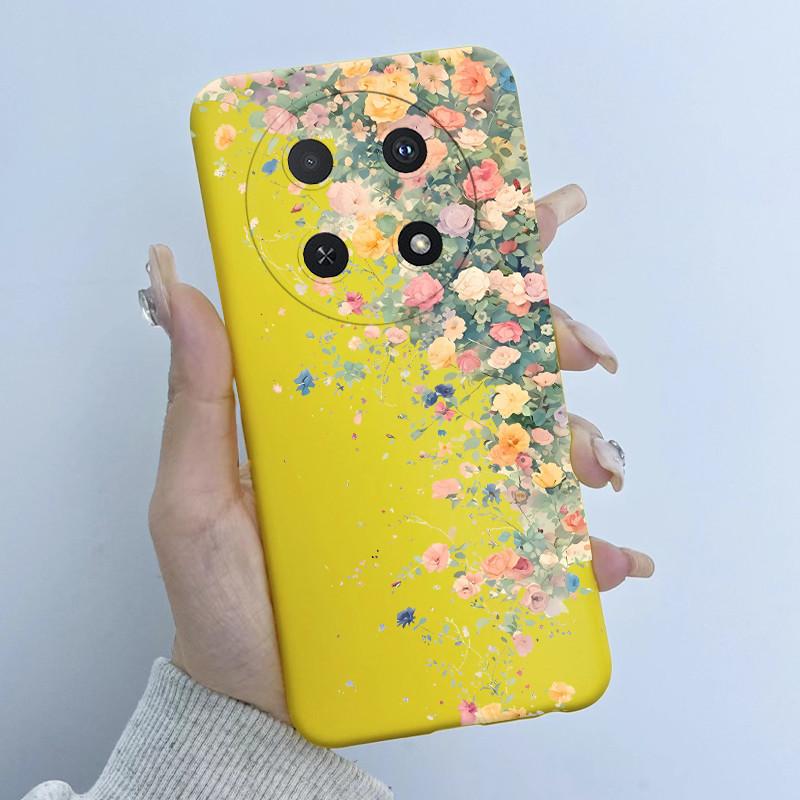 For Huawei Nova 12i Case Flower Girl Design Soft Silicone Phone Case for Huawei Nova12i 12 i 4G CTR-L81 L91 Nova 13i Cover Capa