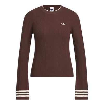 Originals Crew Sweatshirt Striped Loose Fit Round Neck Long Sleeve Knit Top Women Tops KS5966