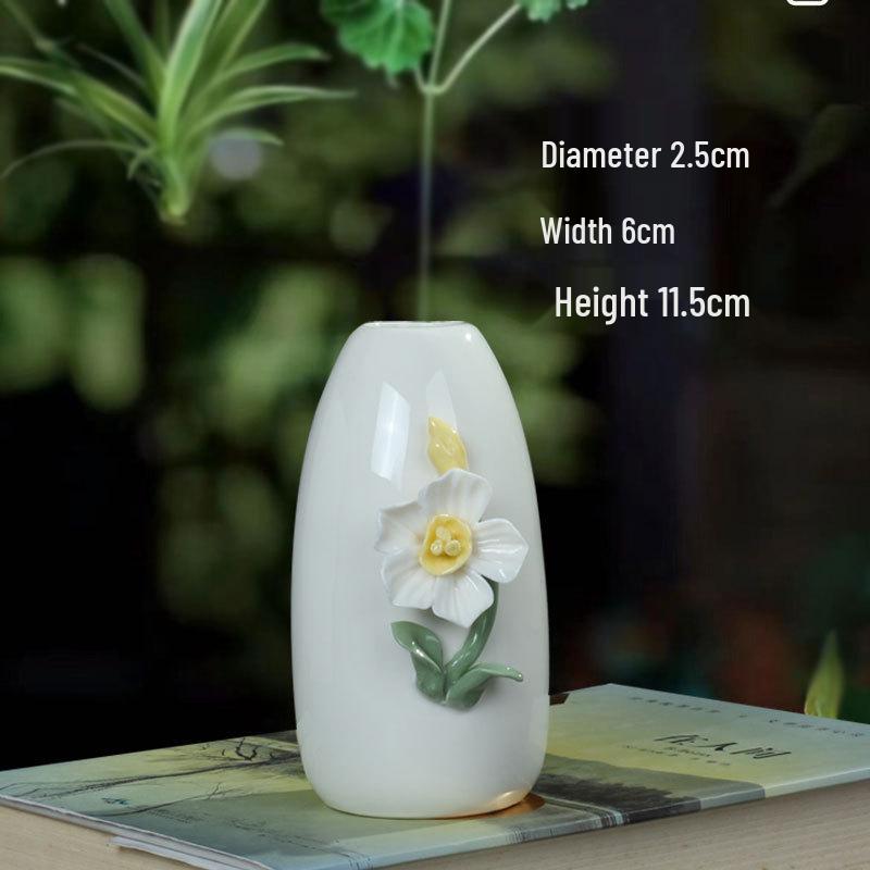 Hand-Pinched Ceramic Vase: Travel Souvenir & Home/Office Decor