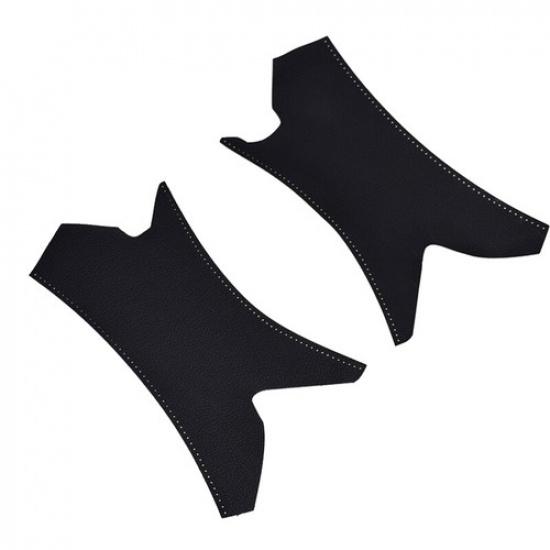 Left/Right Inner Door Handle Cover Trim Sewing For BMW 3 Series E90 E92 Leather