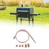 Praktische Messing Gasgrills Thermoelement 150cm Temperaturfühler mit M 9 1 Mutter für Gewerbebrenner