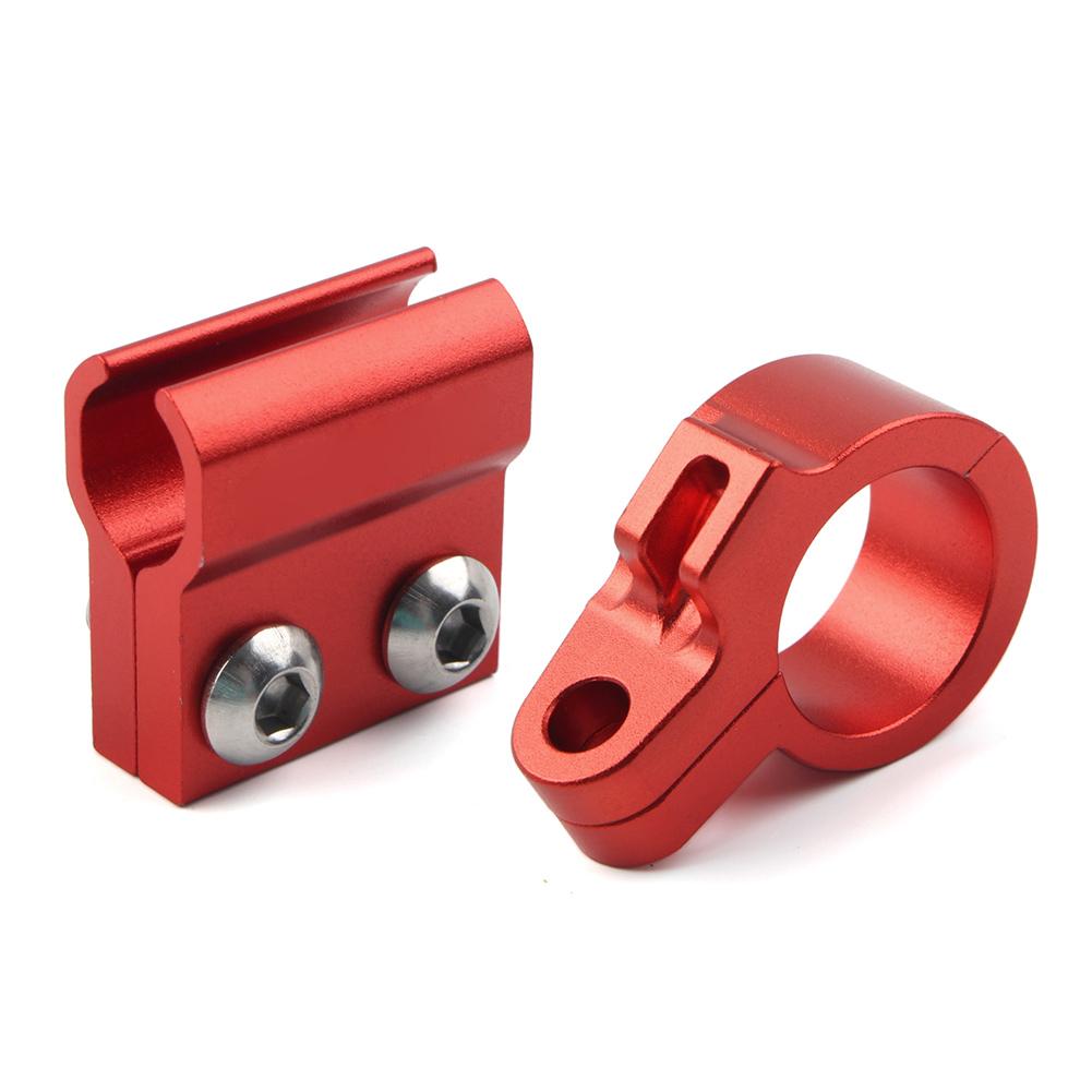 2pcs Motorcycle CNC Front Brake Line Hose Clamp For Honda CR80R CR250R CR125R 1996-2002 CR85R 03-07 CRF150R 2007-