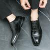 Mode Business Herren Lederschuhe Modischer britischer Designstil Hochzeit und Party Outdoor Straßen Täglich Bürokleidung Schuhe 38-46