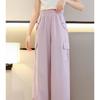 Girls Wide Leg Pants Children's Ice Silk Trousers Anti Mosquito Pants Teen Sports Style Clothing Kids Streetwear Cargo Pant