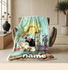 Popeye spinach dock print cartoon blanket lively sofa blanket single blanket Customized name winter warm blankets keepsake gift
