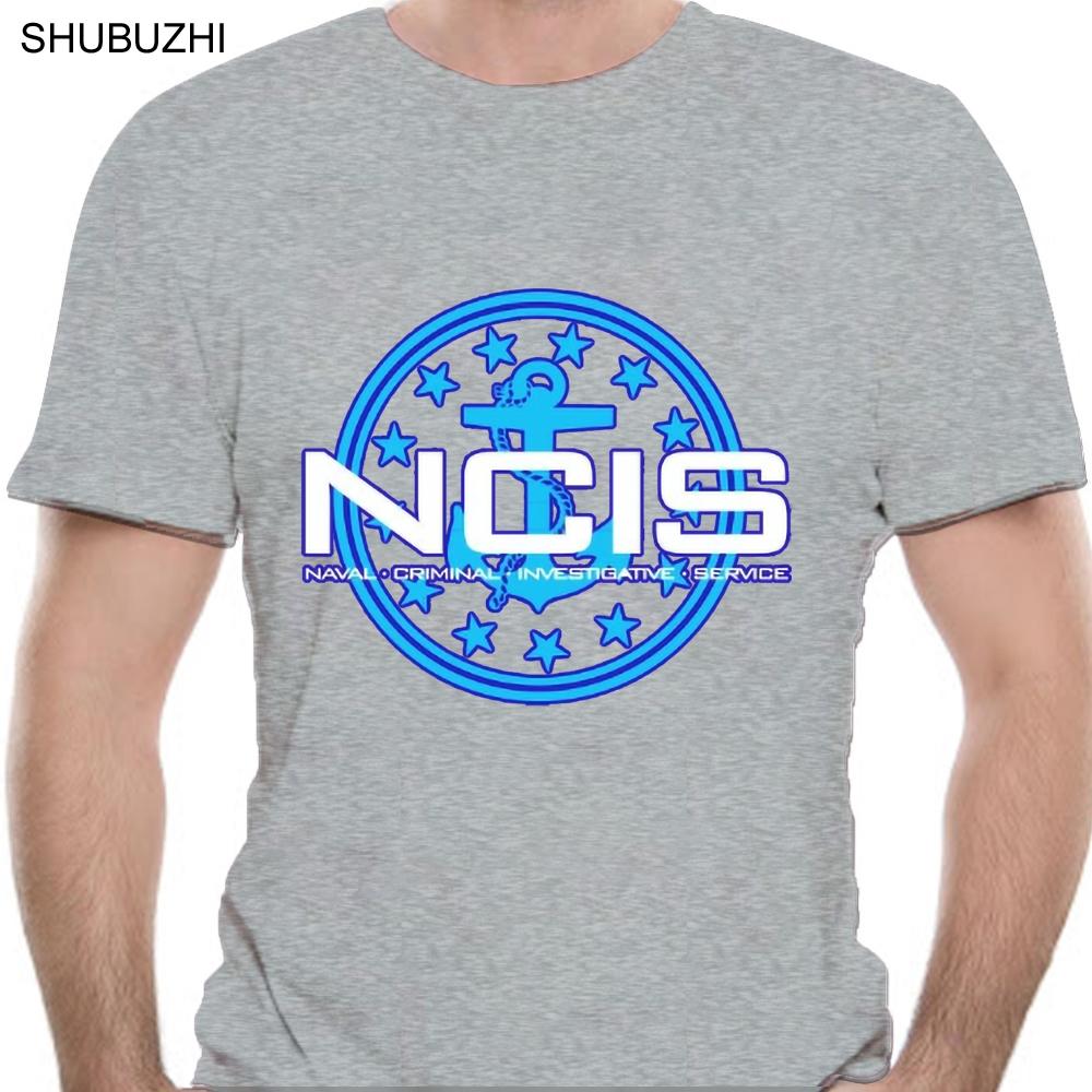 

Men T Shirt NCIS Tshirt blue tshirts Women TShirt male brand teeshirt men summer cotton t shirt 4XL