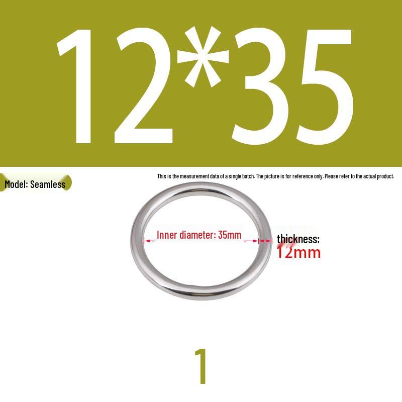 304 Stainless Steel Seamless O-Ring for Lifting and Hammock Yoga Connection