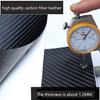 MAXMILO 4Pcs Car Door Sill Protector Reflective 4D Carbon Fiber Leather Sticker Decoration Door Entry Guard Accessories Compatible With Colo4X4Rado