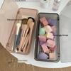 Portable Dustproof Transparent Makeup Storage Box with Lid for Eyeshadow and Beauty Blenders