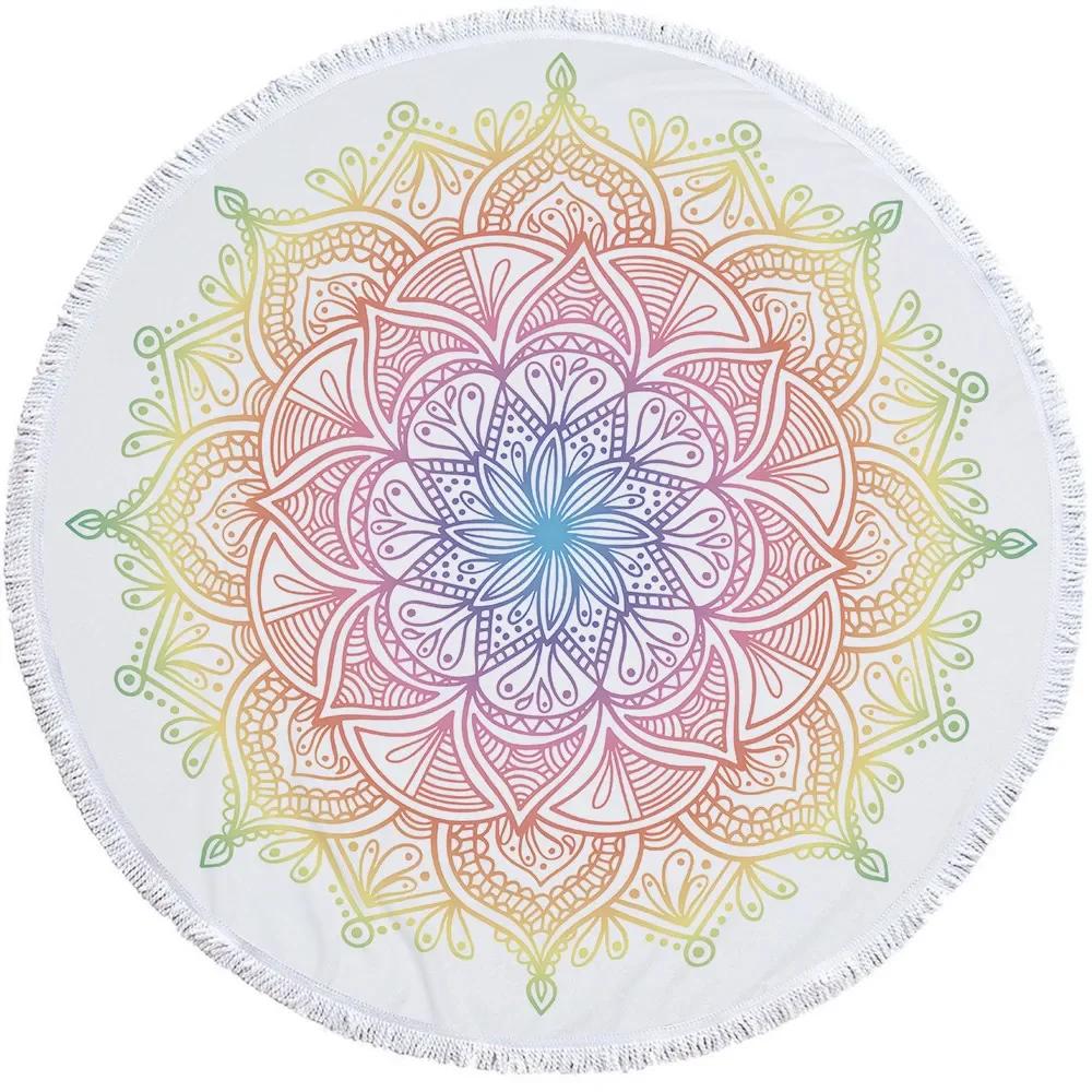 Beach Leisure Resort Creative Beach Towel Microfiber Round Swimming Towel Mandala Yoga Mat Adult Large Round Bath Towel