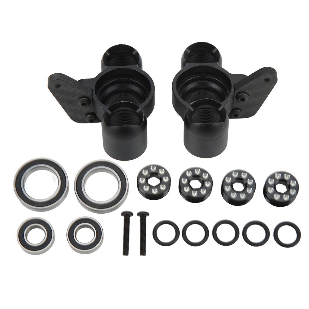 1 Pair Aluminum Alloy RC Front Steering Cup with Enlarged Bearings for Arrma Karton 1 8 RC Car