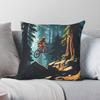 Mein Therapie Mountainbike Quadratische Kissenhülle Polyester Leinen Samt Kreativer Reißverschluss Dekor Auto Kissenbezug