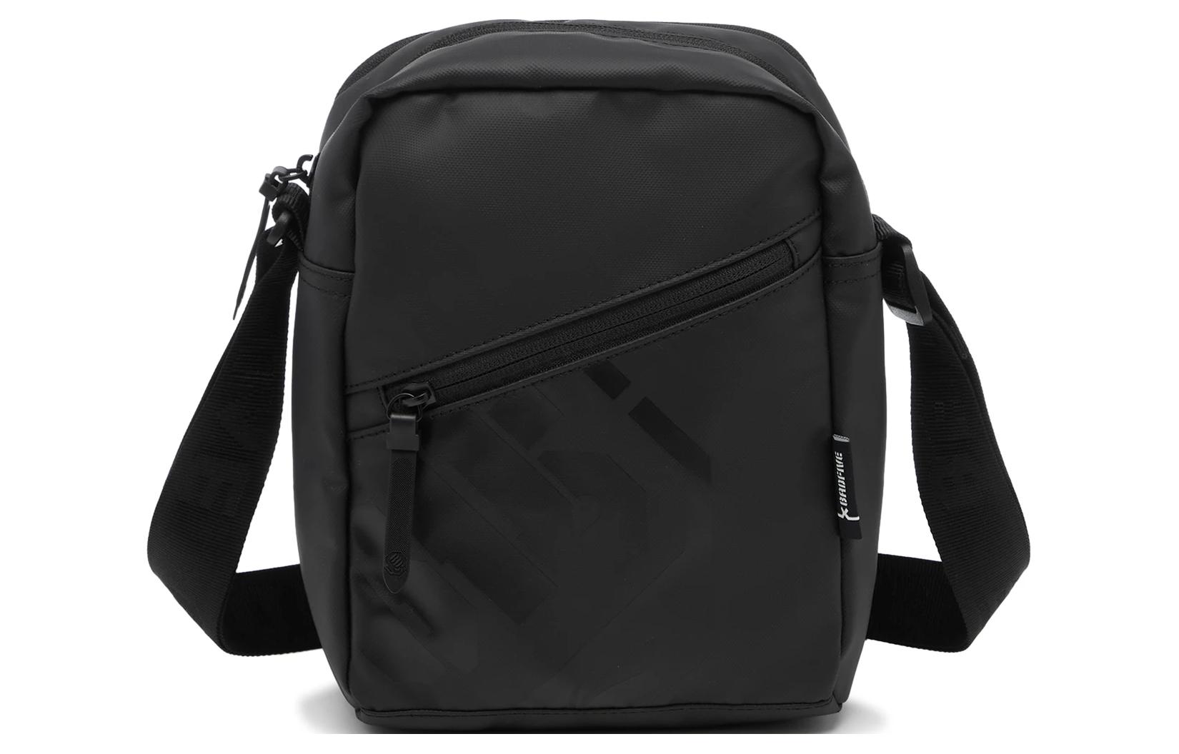 Li Ning Polyurethane Crossbody Bag Regular Unisex Black ABDU097-1