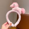 Cute Pony Plush Headband Year Of The Horse Hair Accessories Face Washing Makeup Photo Props Children'S Hair Acc