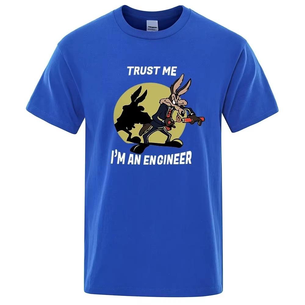 Summer T Shirt For Men Cartoon Loose Style Hip Hop Harajuku Crew Neck Short Sleeve Tee Clothes Comfortable Oversized Tshirts Top