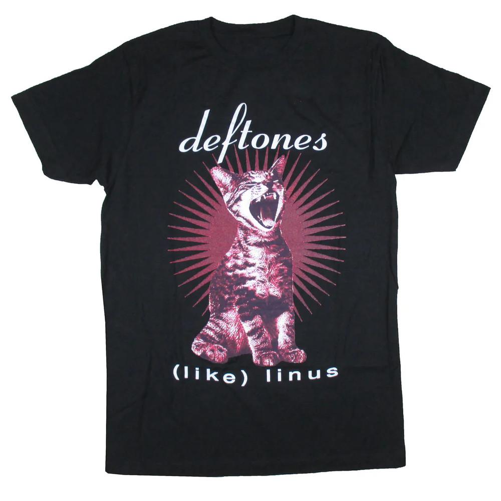 Deftones T-Shirt Vintage Deftones Cat T Shirt Vintage Band Tee