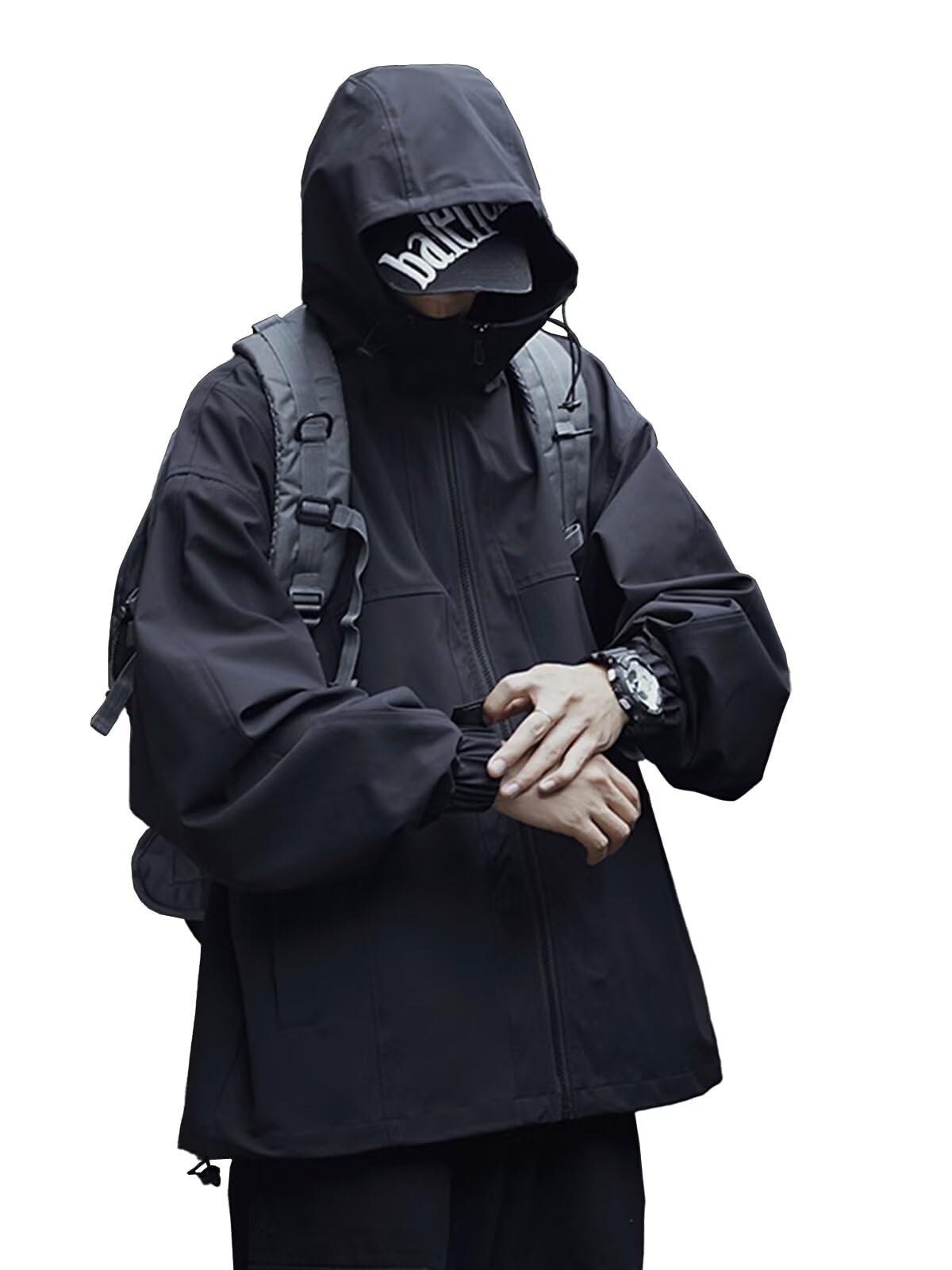 

WULFUL Гора Гора Большие размеры Зима Холодная погода На открытом воздухе Стильный Анорак Большие размеры Мужская Парка, Ветровка, Водоотталкивающая, Ветрозащитная,