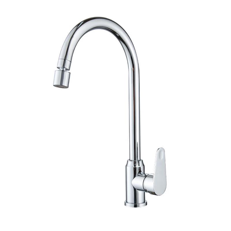 TLXT Anti-Splash Stainless Steel Kitchen Faucet