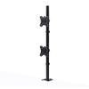 Sanwa Supply Dual Monitor Arm (Top and Bottom, Dual Screens) CR-LAC211BK