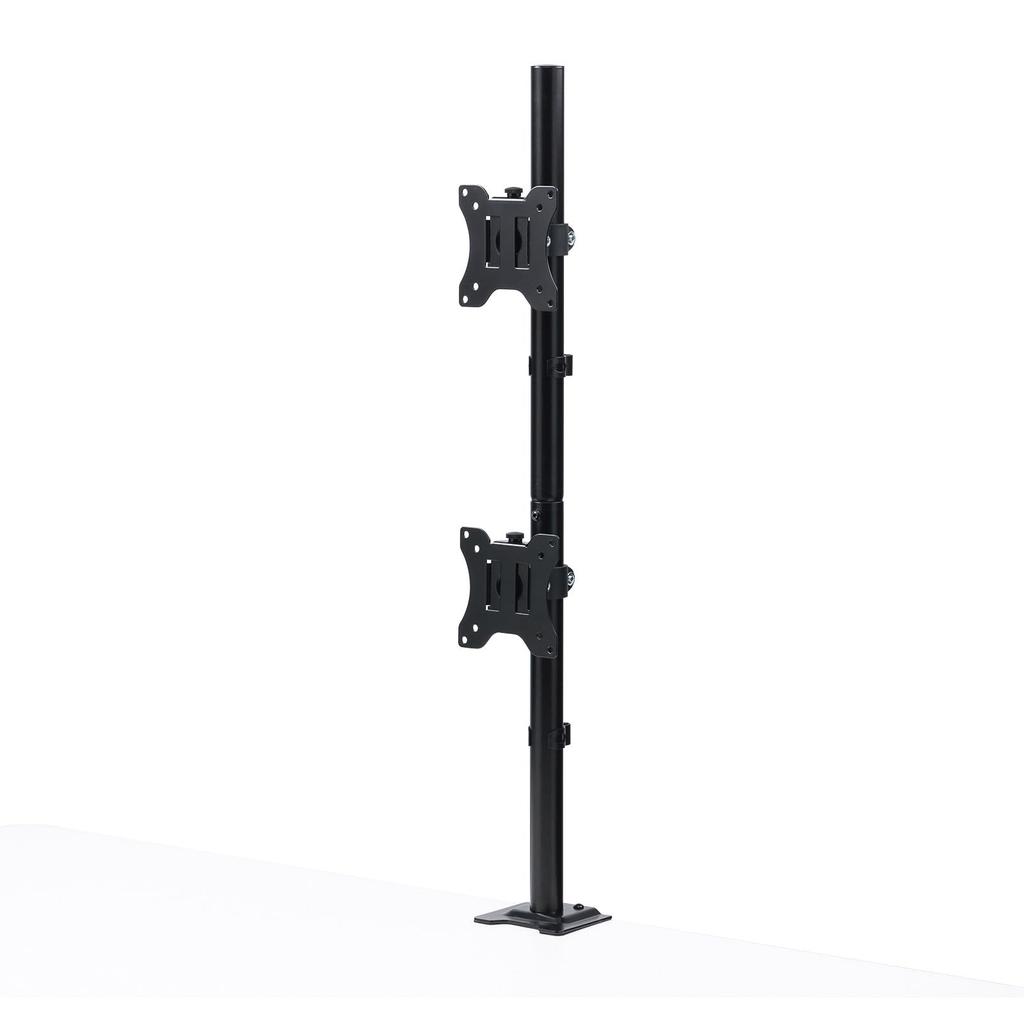 Sanwa Supply Dual Monitor Arm (Top and Bottom, Dual Screens) CR-LAC211BK