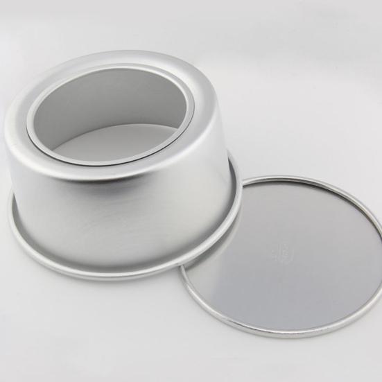 3Pcs/Set 2Inch Cake Baking Pan Useful Removable Bottom Aluminum Alloy Lightweight Round Cheesecake Pan