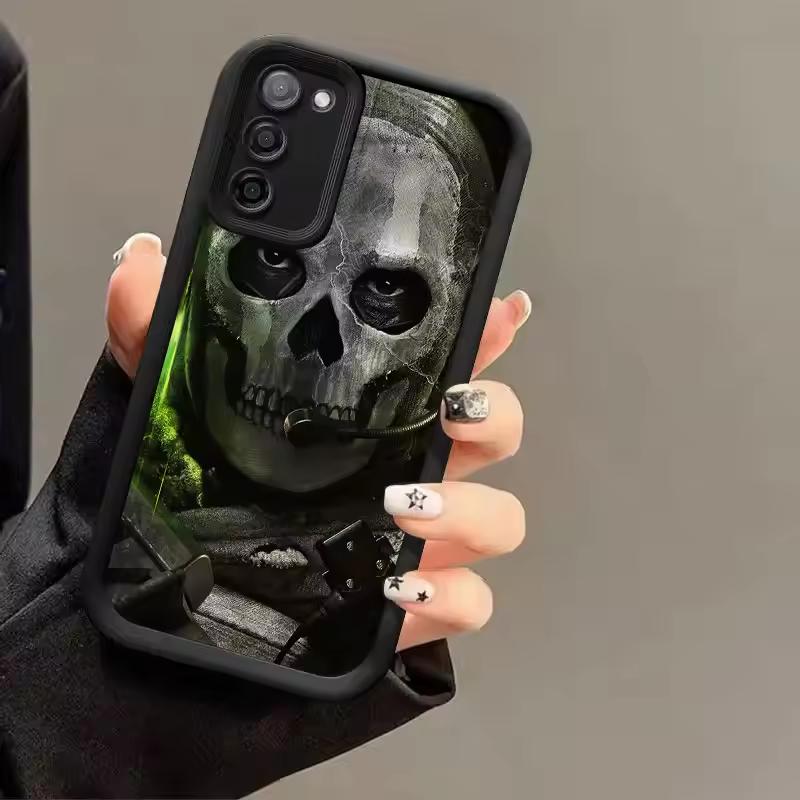 Skeleton Call Of Game Duty For Samsung Galaxy Case S24 S23 S22 S21 Ultra Plus Fe A55 A54 A53 A52 A35 A25 A15 5G Phone Y2k Cover