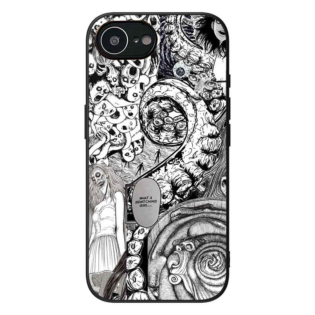 Tomie Wallpaper Junji Ito Anime Casing Cover for Apple iPhone 12 13 Mini XS 11 Pro Max 7 8 Plus XR SE 2022 SE3 + 8+ Phone Case