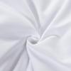 Hotel-Grade White Polyester Cotton 3-Piece Fitted Sheet Bedding Set for Inn or Homestay