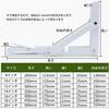 Kenrui Hardware Shelf Brackets, Folding, 25cm L-shaped Brackets, Folding Table Hinges, Wall-Mounted Tables, Folding Reclining Brackets, Foldable Stora