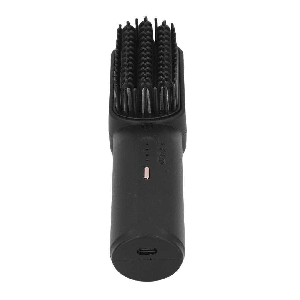 2500mAh Hair Straightener Brush Fast Heating Portable Hair Straightening Comb for Women